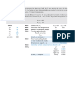 Prueba Hipotesis de Una Muestra Ejercicios