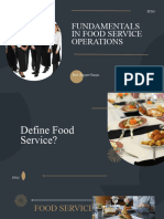 (Prelim 1ST Lesson) Fundamentals in Food Service Operations