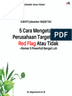 5 Cara Mengetahui Perusahaan Target Kamu Red Flag Atau Tidak