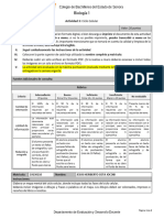 P3 - Bio1 - Actividad 3 - Ciclo Celular