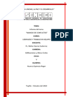 Informe Manejo de Conflictos