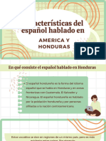 Presentacion Español Americano y Hondureño