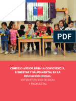 Recomendaciones Consejo Asesor en Convivencia Escolar Educacion Parvularia