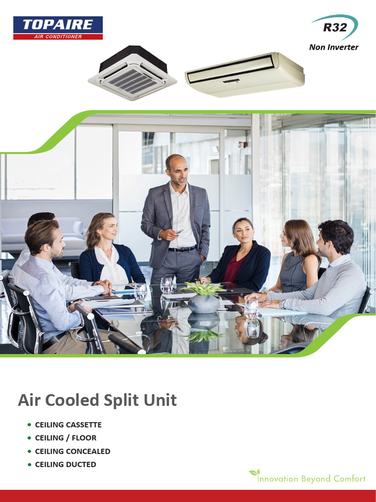 Topaire Air Cooled Split Unit AG3 Series Catalgoue 2023 PDF Air
