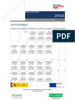 Calendario Camareroa de Piso 2