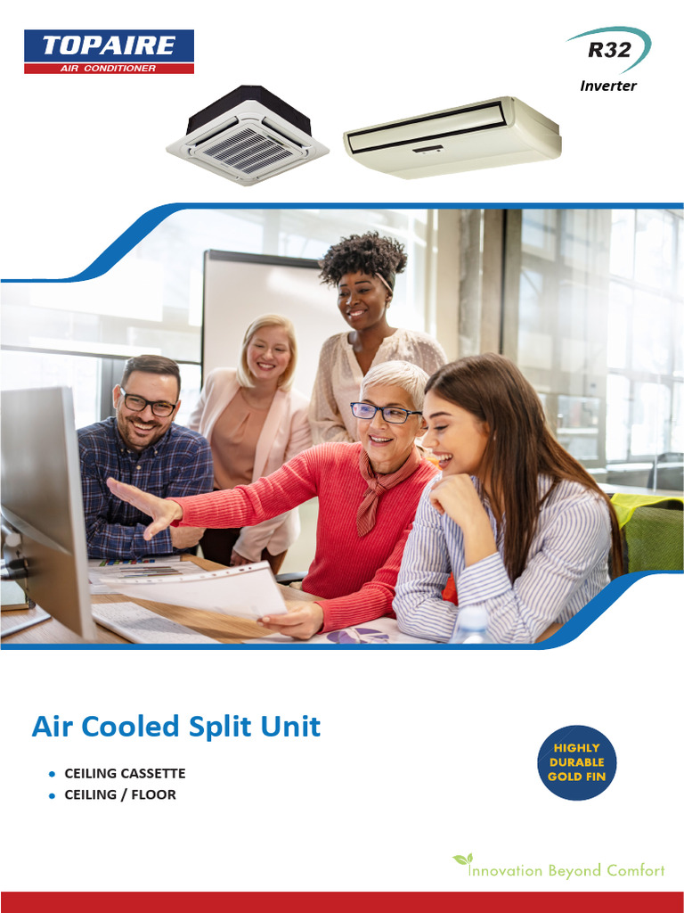 Topaire R32 Inverter Air Cooled Split UNIT 2023 PDF Air