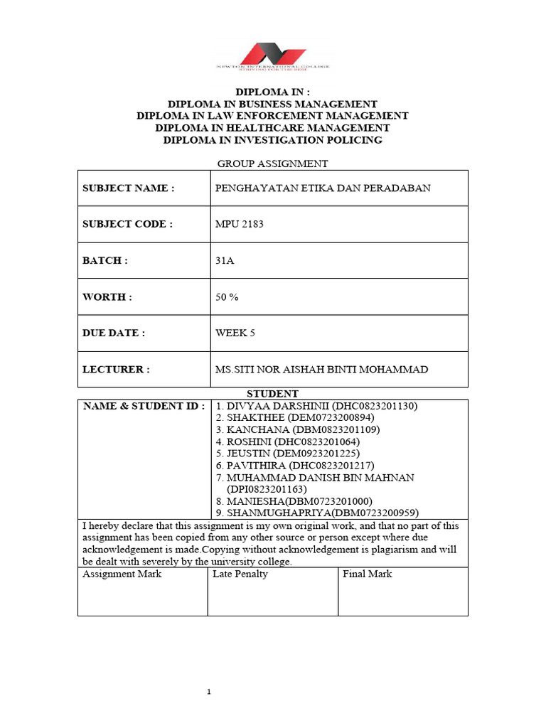 Assignment | PDF | Karier & Perkembangan | Ilmu Sosial