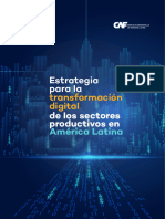 Estrategia para La Transformación Digital de Los Sectores Productivos en América Latina
