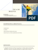 Geopolitica de Bolivia