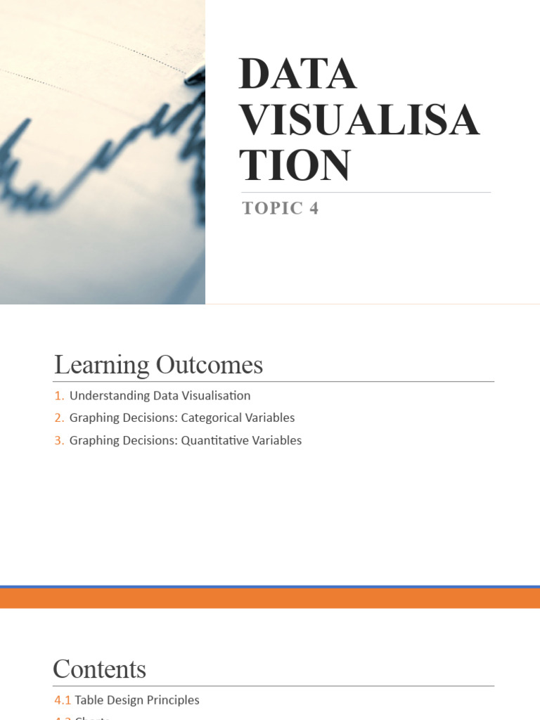 Topic 4 - Data Visualisation | PDF