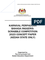 Scrabble Competition Concept Paper 2023 Kedah State Only