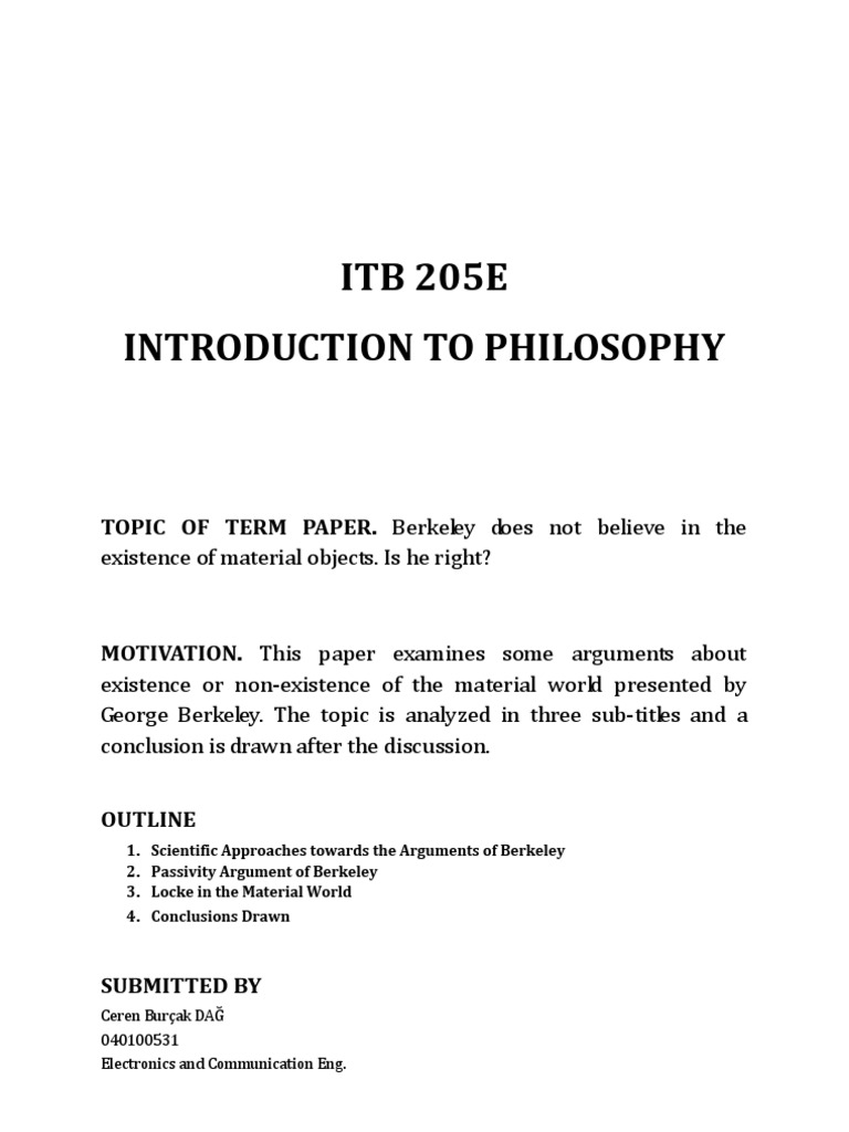 Reflection about materialism picture