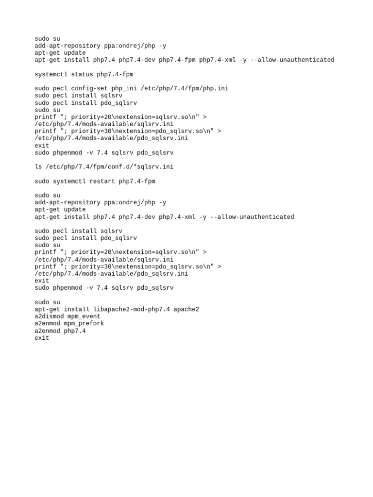 Install PHP - FPM | PDF | Informática | Tecnología