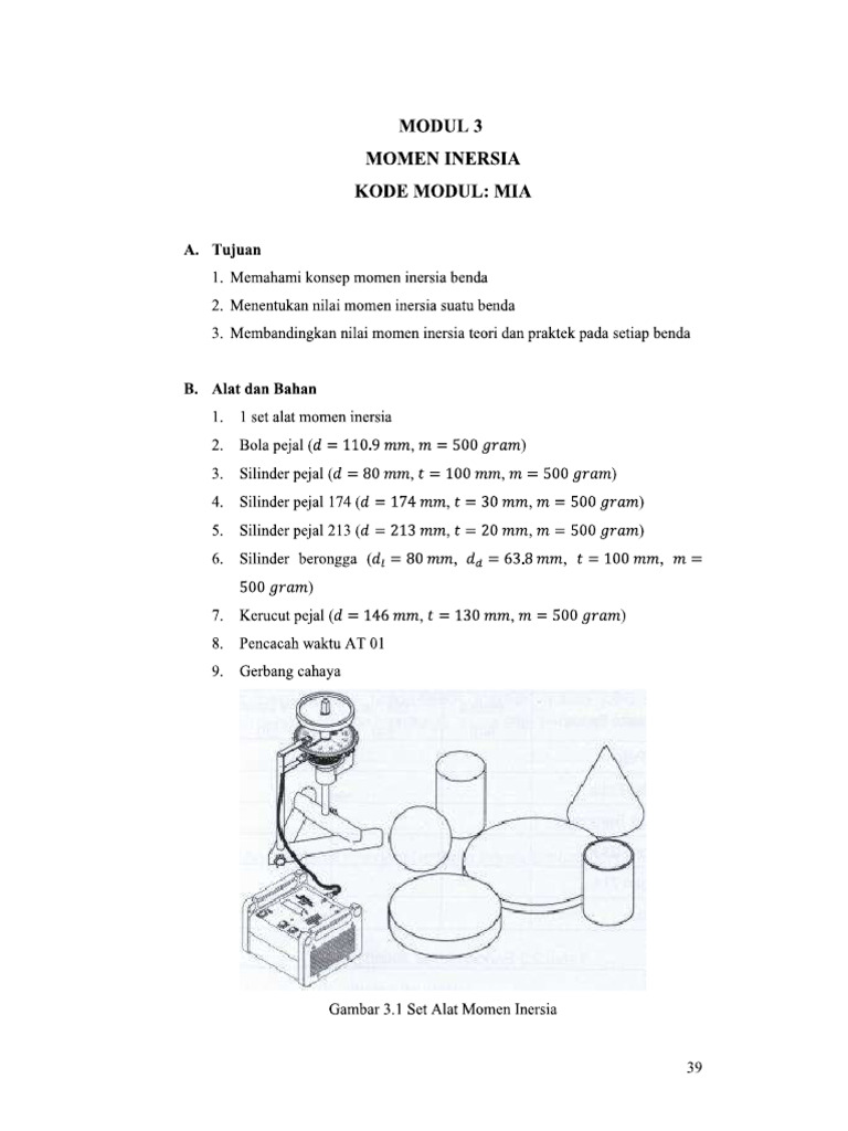 Modul 3 Inersia | PDF