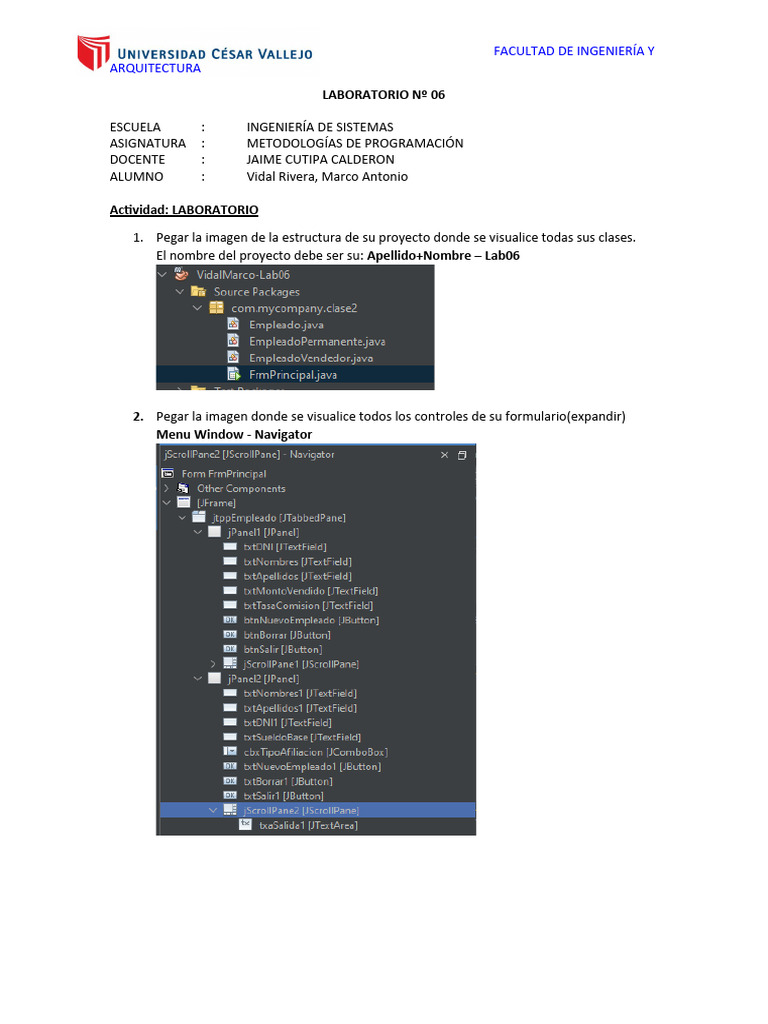 Laboratorio de Programación en Java | PDF | Programación de ...