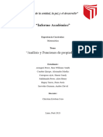 Informe de Matematica