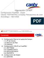 Configurando FreePBX y Zoiper Fertinitro Oriente