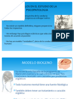 6 Modelos Actuales en Psicopatologia