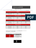 Tabla Precios Escuela 2021-2022 - TABLA PRECIOS ALMASSERA