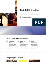 Basic Public Speaking