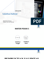 Sesi 5 - Logika Informatika