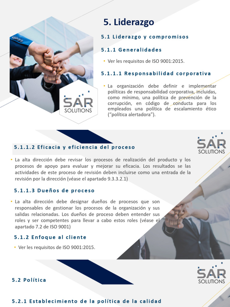 Liderazgo en IATF 16949 y ISO 9001 | PDF | Calidad (comercial) | Business
