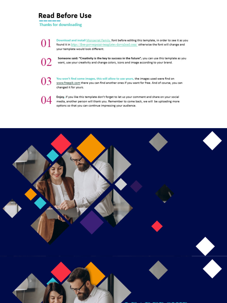 Leadership Powerpoint Templates | PDF