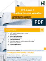 CFA Level II - Equity - RI