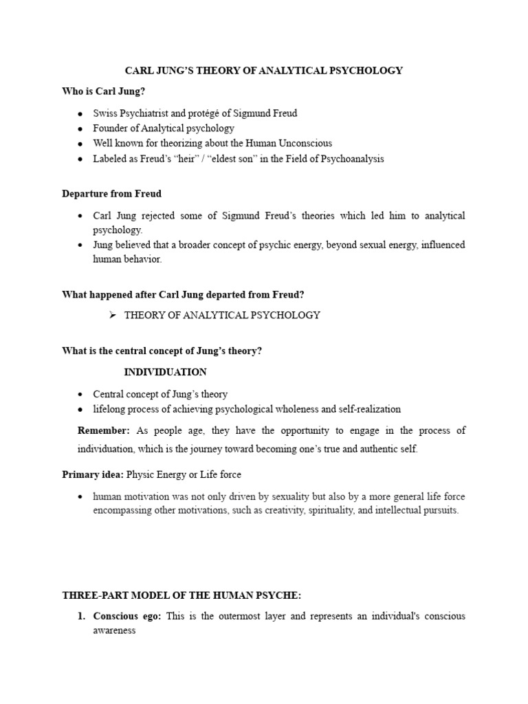 Carl Jung | PDF | Carl Jung | Analytical Psychology