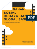 E-Modul Perubahan Sosial Budaya Dan Globalisasi