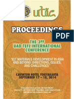 Sumekto, D. R. (2014) - The 3rd UAD TEFL Int'l Conference Proceeding