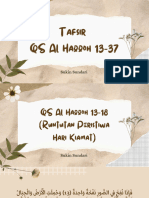Q.S. Al Haqqah 13-37