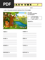 Prepositions of Place-Worksheet
