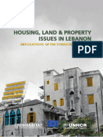 Housing, Land & Property Issues in Lebanon: Implications of The Syrian Refugee Crisis August 2014