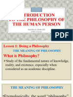 Week 1 Introduction and Branches of Philosophy