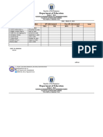 Deworming Report - Grade 12 - HUMSS - Female