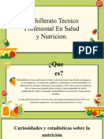 Bachillerato en Salud y Nutricion