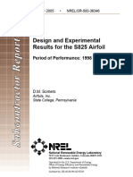 Design and Experimental Results For The S825 Airfoil