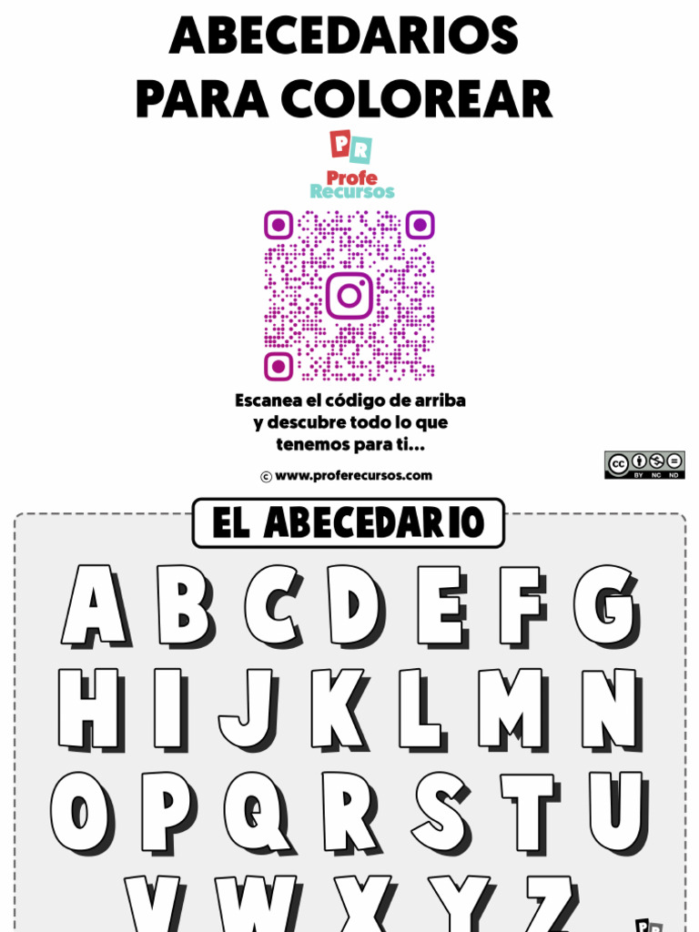 Abecedarios para Colorear | PDF