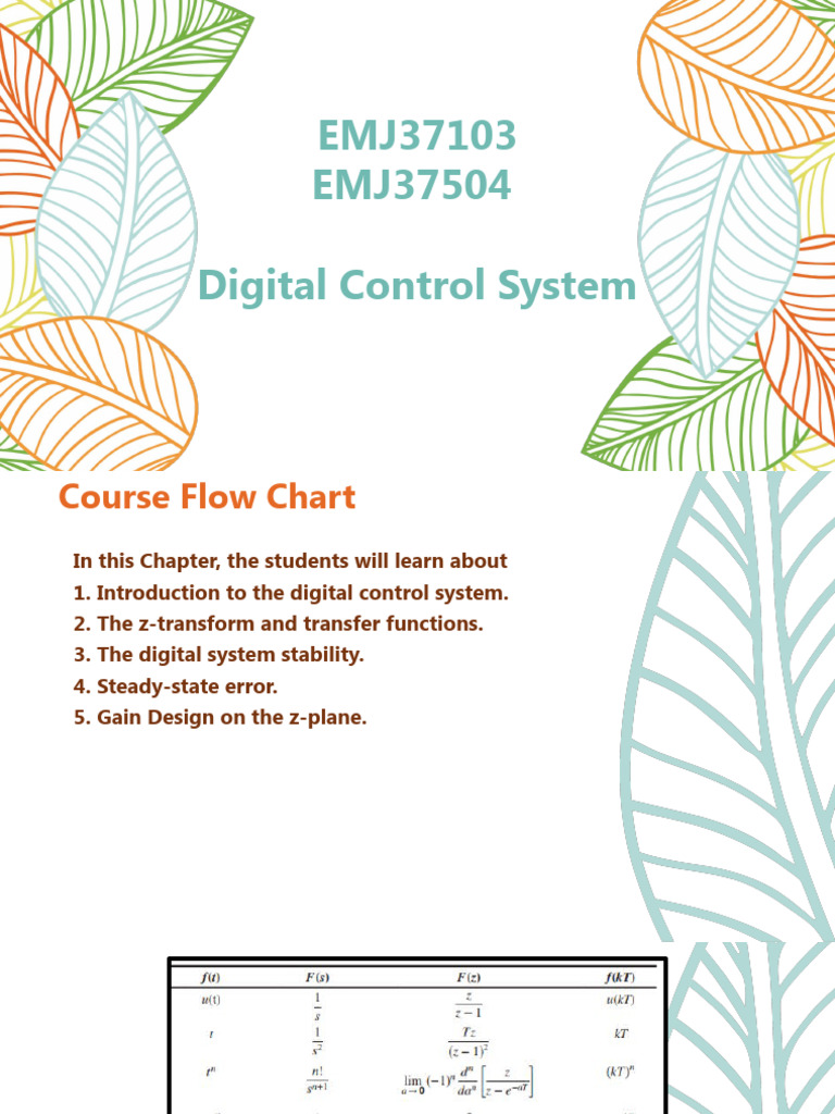Digital Control System Overview & Stability | PDF | Mechanics | Mathematics