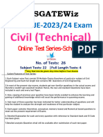 UKPSC JE Civil 2024 Exam (Technical) - Schedule