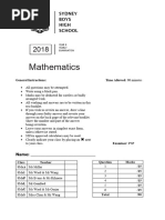 CSEC Maths - Paper 2 - January 2024 - Solution | PDF | Mathematics