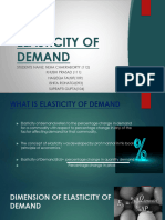 Elasticity of Demand 1