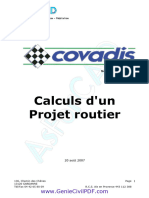 Covadis 9 1 Formation Projet Routier