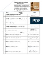 Tutorial Sheet 2 - Unit 1