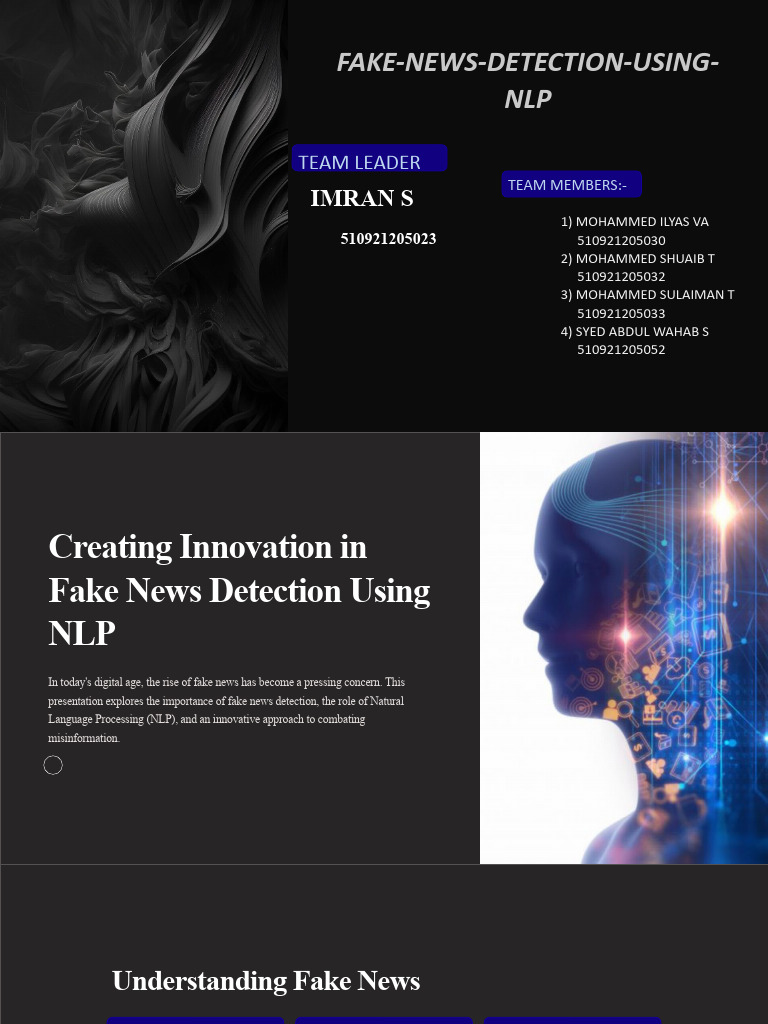 Creating Innovation in Fake News Detection Using NLP | PDF