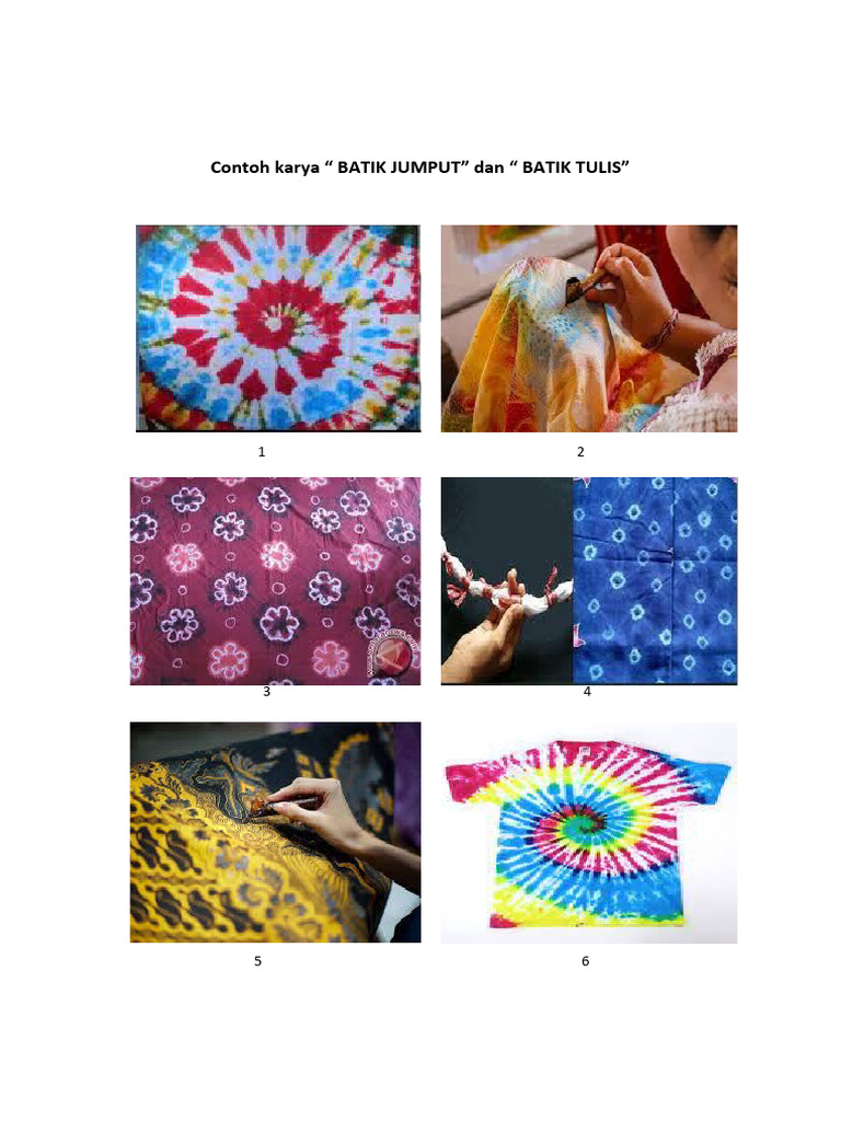 Contoh Karya Batik Jumput | PDF