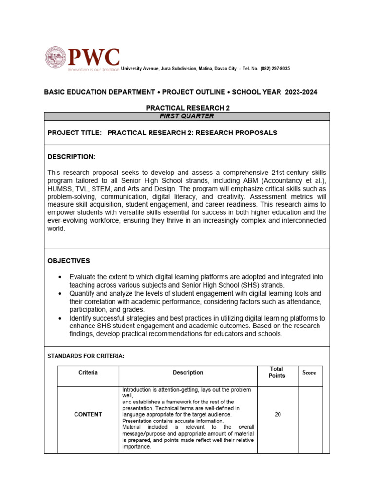 Project Outline | PDF | Information | Theory