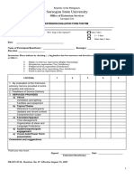 Form 13 Evaluation Form