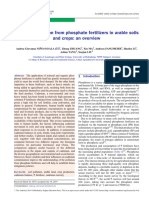 Cadmium Pollution From Phosphate Fertilizers in Arable Soils and Crops - An Overview